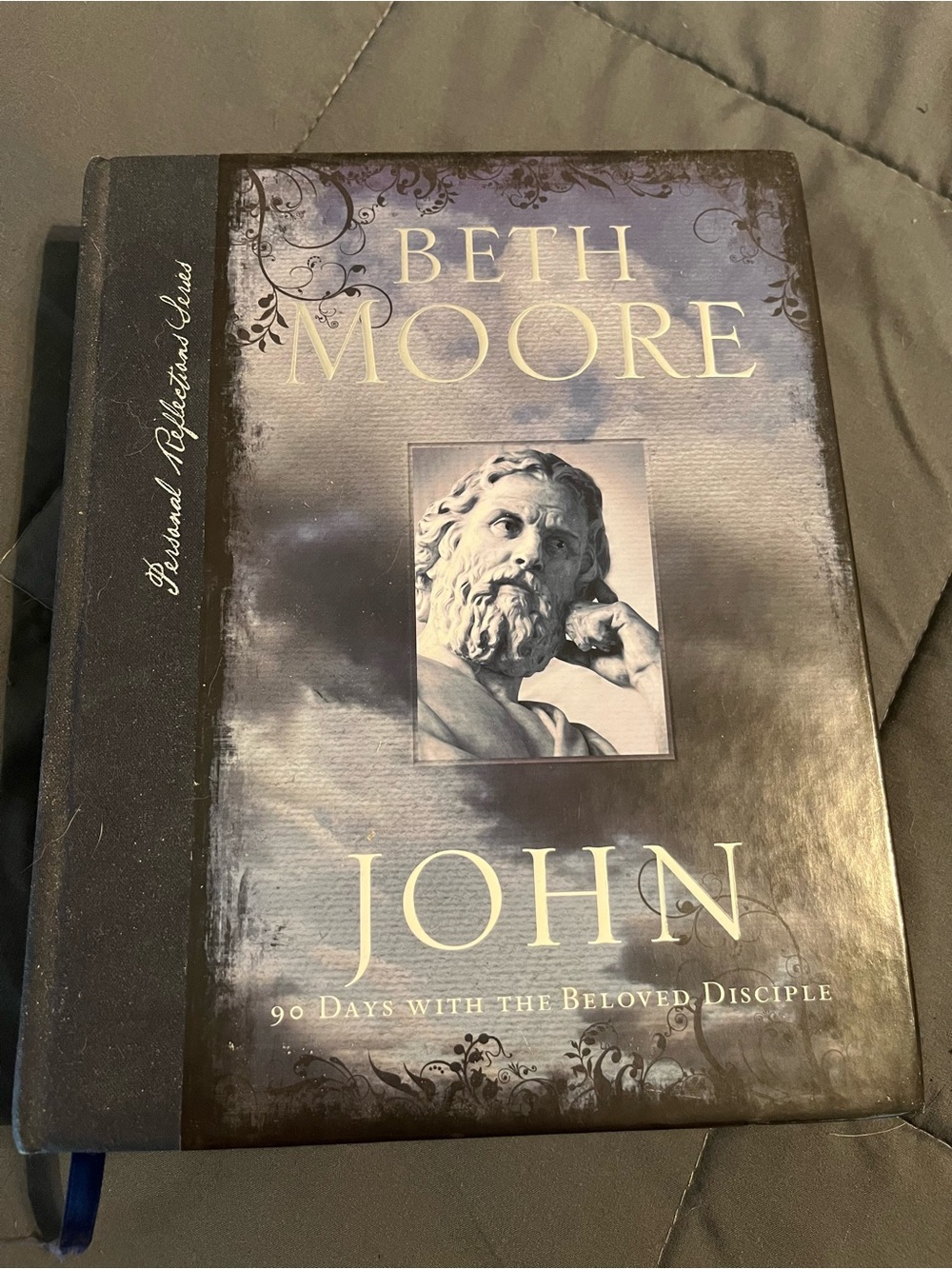 Beth Moore JOHN Devotional Journal - Blue Gray Cover